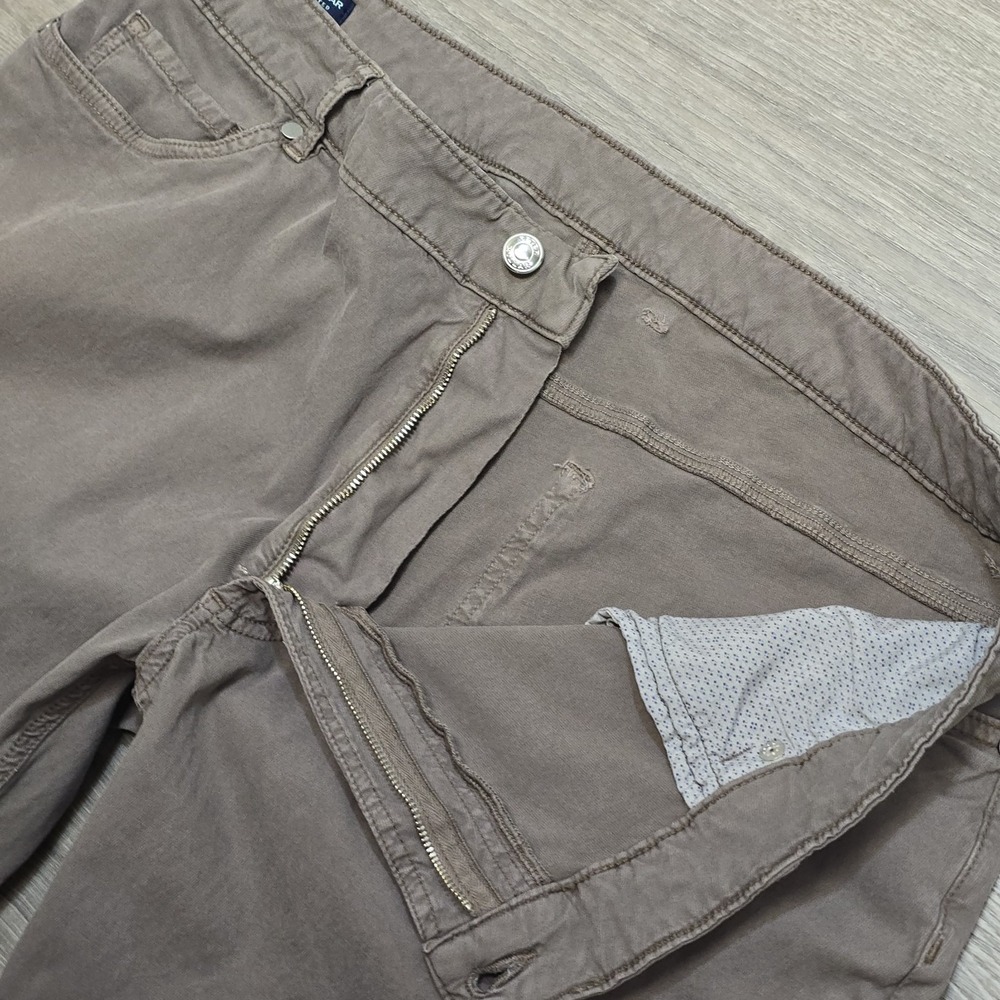 Peter Millar Crown Crafted‎ 5 Pocket Pants Mens 40x32 Tencel Stretch Gray Taupe - Picture 8 of 16